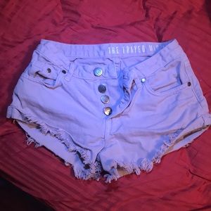 Cotton On Lavender Denim Shorts